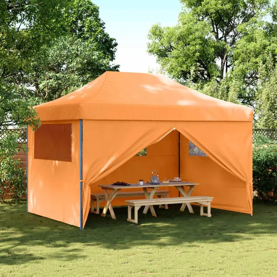 vidaXL Partytelt 279 x 410 x 315 cm - Orange Oxford stof