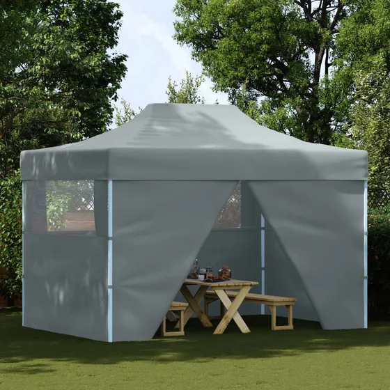 vidaXL Partytelt 280 x 410 x 315 cm - Antracit Oxford stof