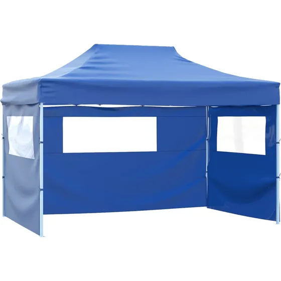 vidaXL Partytelt 280 x 410 x 315 cm - Blå Oxford stof