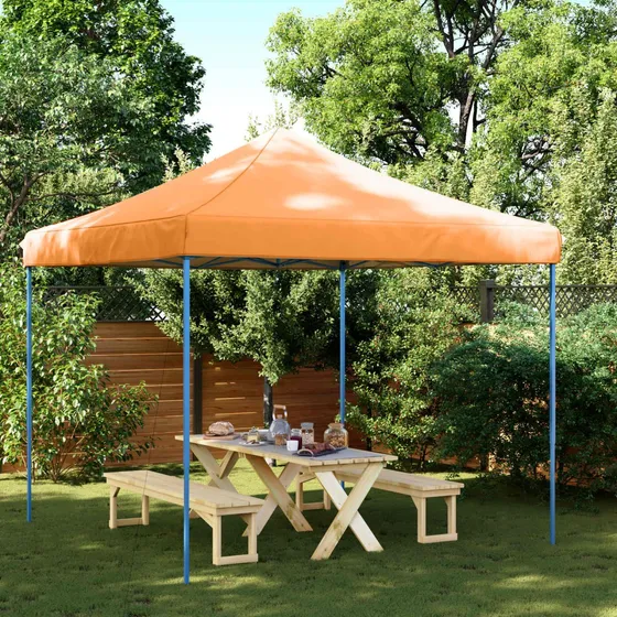 vidaXL Partytelt 292 x 292 x 315 cm - Orange Oxford