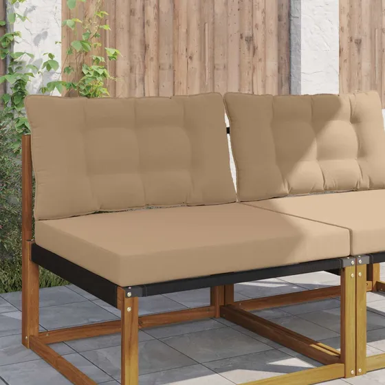 vidaXL Udendørs Sofa Pude Gråbrun 80 x 68,5 cm