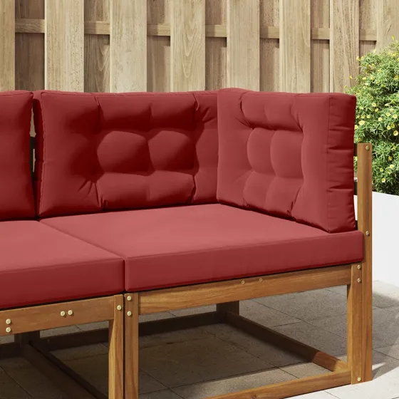 vidaXL Udendørs Sofa Pude Vinrød 80 x 80 cm i Polyester