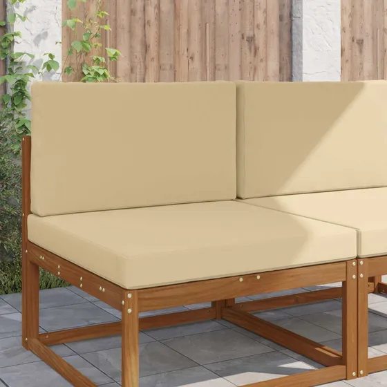 vidaXL Udendørs Sofa Pude Beige 80 x 80 cm