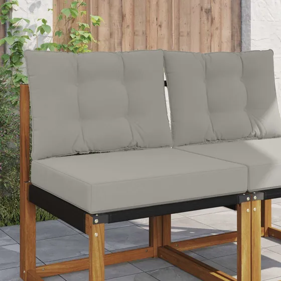 vidaXL Udendørs Sofa Pude, Grå, 60 x 50,5 cm