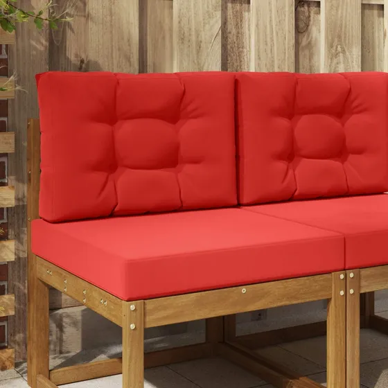 vidaXL Udendørs Sofa Pude Rød 60 x 60 cm