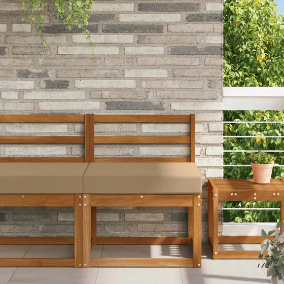 vidaXL Udendørs Sofa Pude Gråbrun 60 x 60 cm