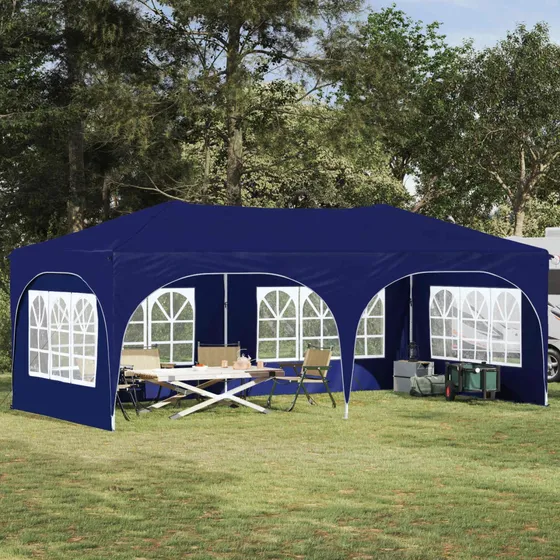 vidaXL Pop-up Festtelt 575 x 288 x 245 cm - Blå