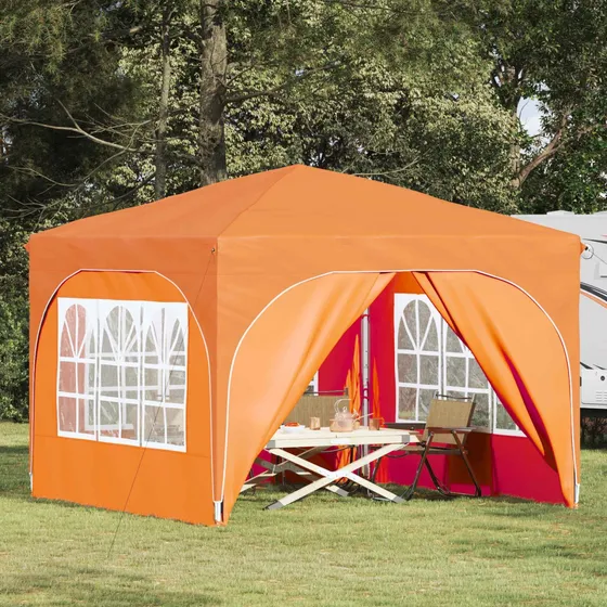 vidaXL Pop-up Festtelt 290 x 290 x 245 cm - Orange