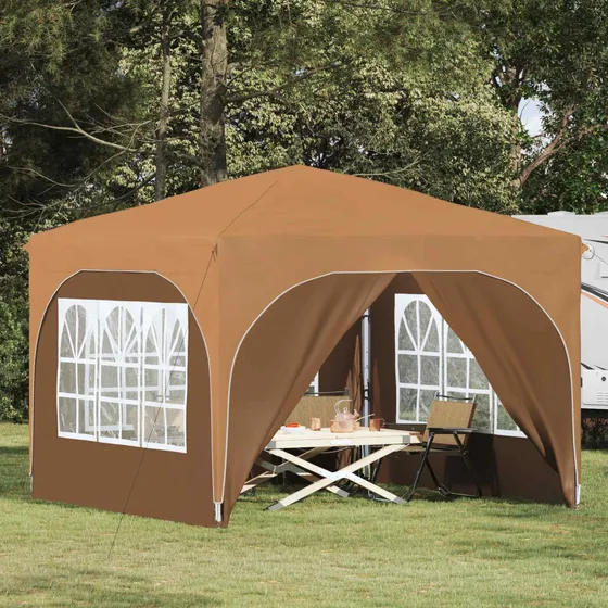 vidaXL Pop-up Festtelt 290 x 290 x 245 cm - Beige