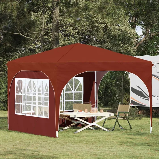 vidaXL Pop-up Festtelt 290 x 290 x 245 cm - Terrakotta