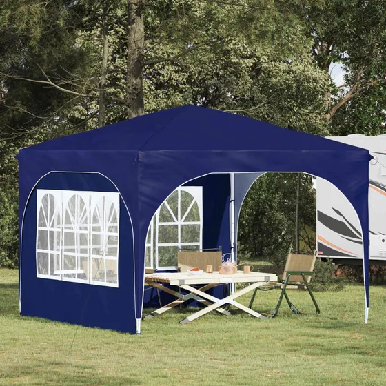 vidaXL Pop-up Festtelt 290 x 290 x 245 cm - Blå