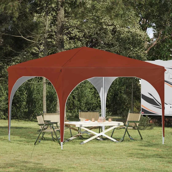 vidaXL Pop-up Festtelt 290 x 290 x 245 cm - Terrakotta