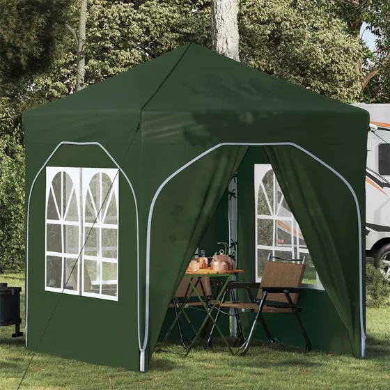 vidaXL Pop-up Festtelt 192 x 192 x 245 cm - Grøn