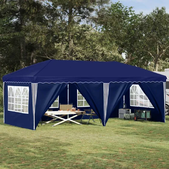 vidaXL Pop-up Festtelt 575 x 288 x 245 cm - Blå