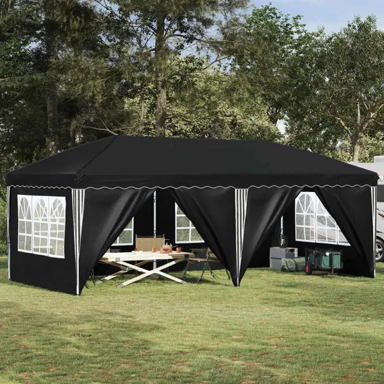 vidaXL Pop-up Festtelt 575 x 288 x 245 cm - Antracit