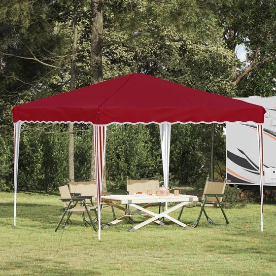 vidaXL Pop-up Festtelt 288 x 288 x 245 cm - Bordeaux
