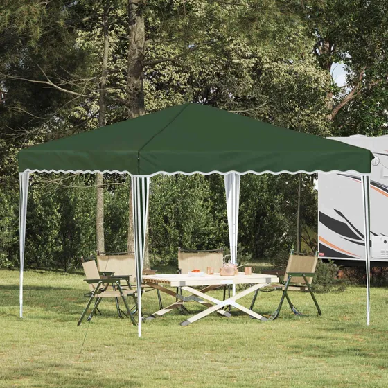 vidaXL Pop-up Festtelt 288 x 288 x 245 cm - Grøn Oxford-stof