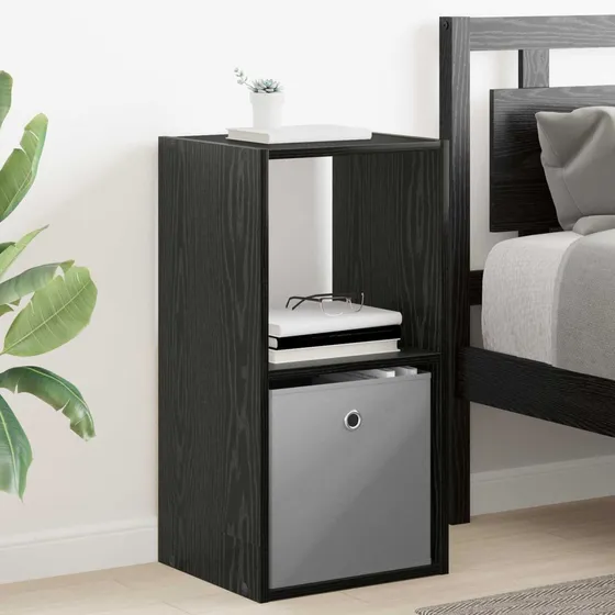 vidaXL Sengebord Sort Eg 35 x 32 x 68,5 cm