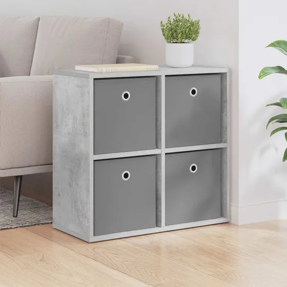 vidaXL Sideboard Beton Grå 59,5 x 27 x 57 cm