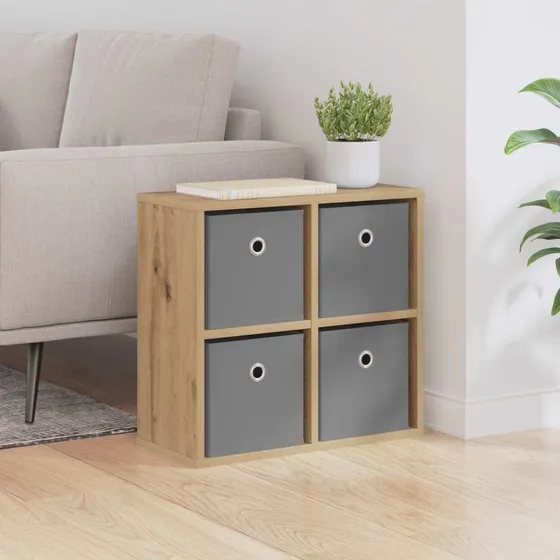 vidaXL Sideboard Artisan Egetræ 49,5 x 22 x 47 cm