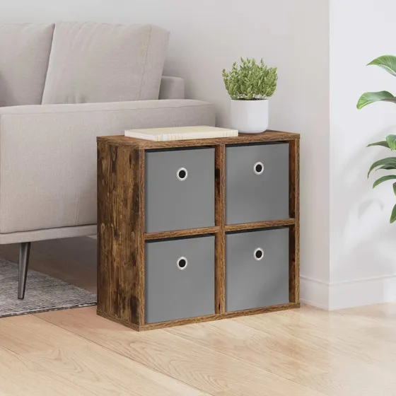 vidaXL Sideboard Røget eg 49,5 x 22 x 47 cm