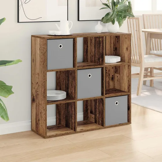 vidaXL Sideboard i gammelt træ, 88,5 x 29 x 84,5 cm