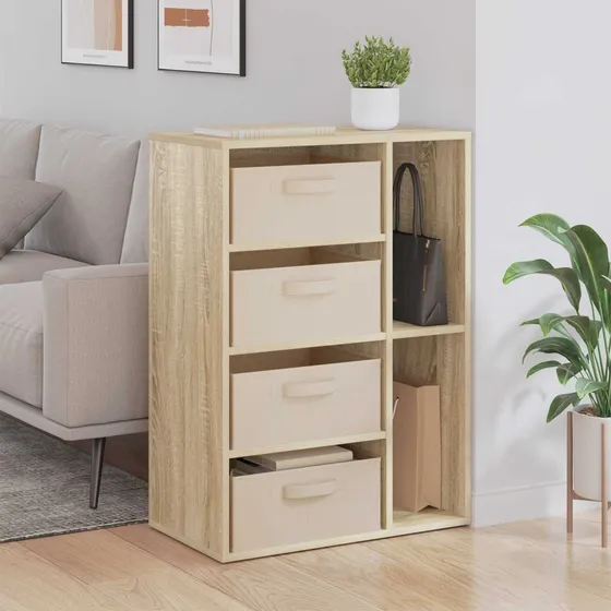 vidaXL Sideboard Sonoma-eg 60 x 33,5 x 84 cm