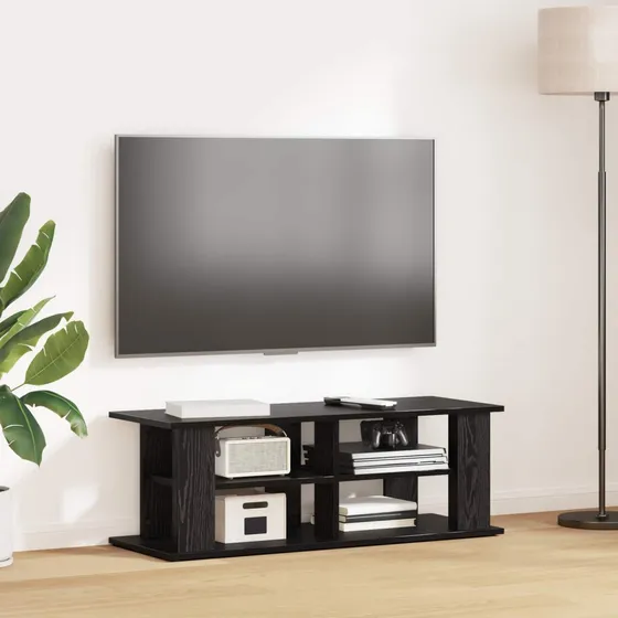 vidaXL TV-stativ Sort Eg 96 x 35 x 33,5 cm