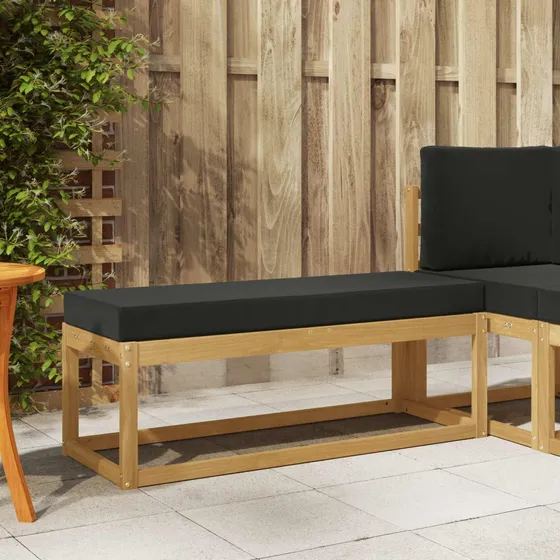 vidaXL Udendørs Bænk i Massivt Akacietræ, 115 x 43 x 45 cm