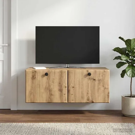 vidaXL Væghængt TV-skab 78,5x31x30 cm i Artisan-eg