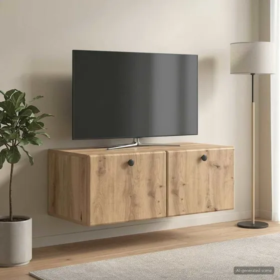 vidaXL Væghængt TV-skab 78,5x41x30 cm i Artisan-eg