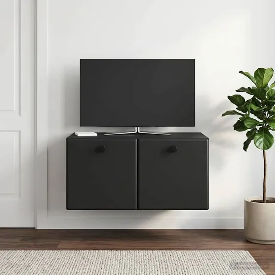 vidaXL Væghængt TV-skab 59,5 x 41 x 30 cm - Sort