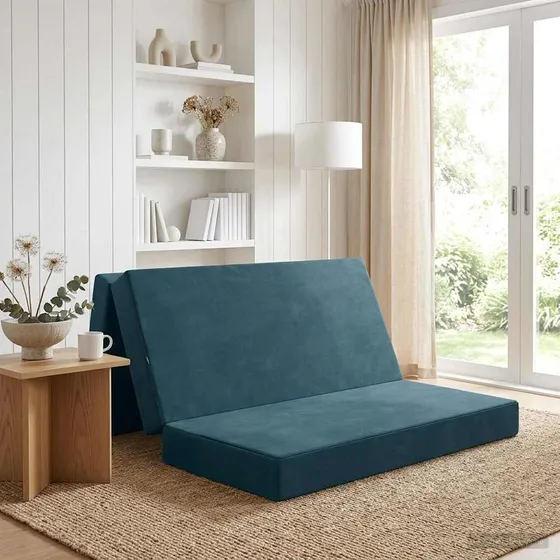 vidaXL Samlebar Sofa Seng 140 x 67 x 45 cm - Blå