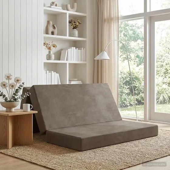 vidaXL Samlebar Sofa Seng 140x67x45 cm - Lysegrå