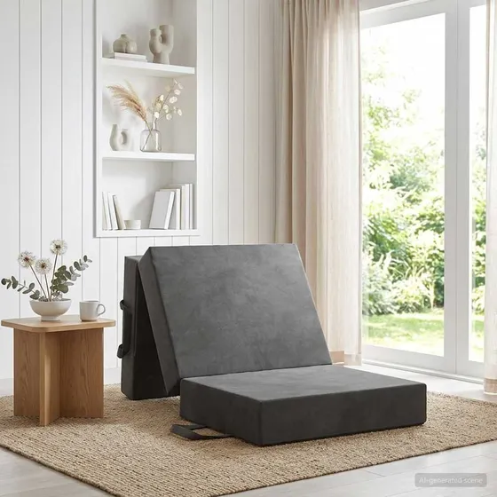 vidaXL Samlebar Sofa Seng 90 x 63 x 45 cm - Mørkegrå