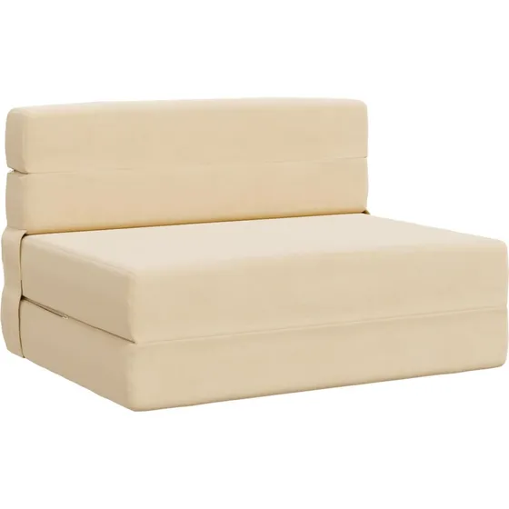 vidaXL Samlebar Sofa Seng Cremefarvet 100 x 80 x 60 cm