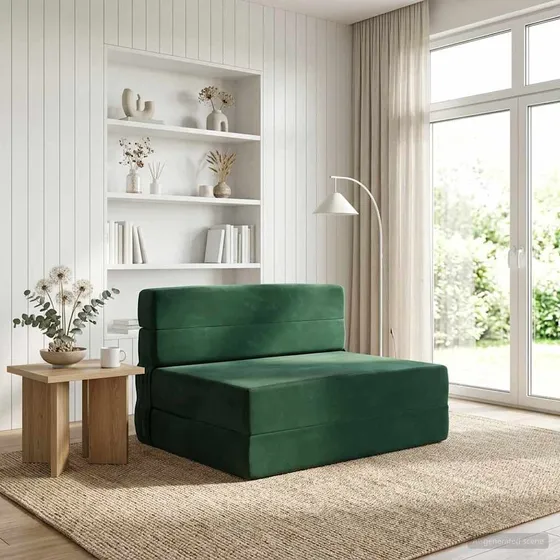 vidaXL Samlebar Sofa Seng - Mørkegrøn, 70 x 72 x 60 cm