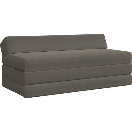 vidaXL Samlebar Sofa Seng 2-personers Lysegrå 120 x 60 x 49 cm