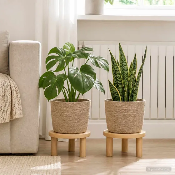 vidaXL Plantepotte Sæt 2 stk. 100% Tossa Jute Ø 28 cm Natur