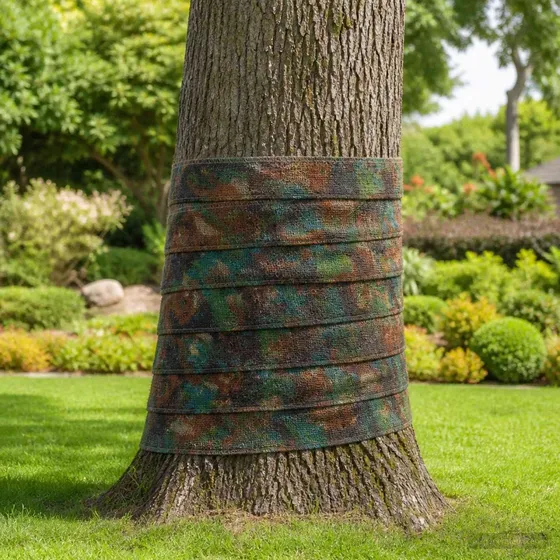 vidaXL Jute Rulle Camouflage 100 x 10.000 cm