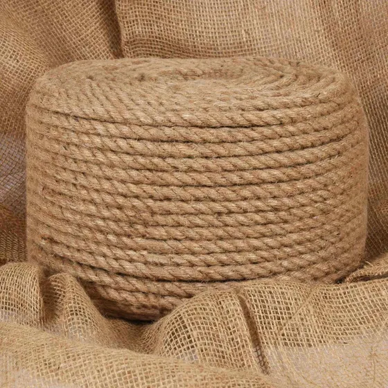 vidaXL Juteline 2 stk. 2 mm 100 m Naturfarvet 100% Tossa Jute