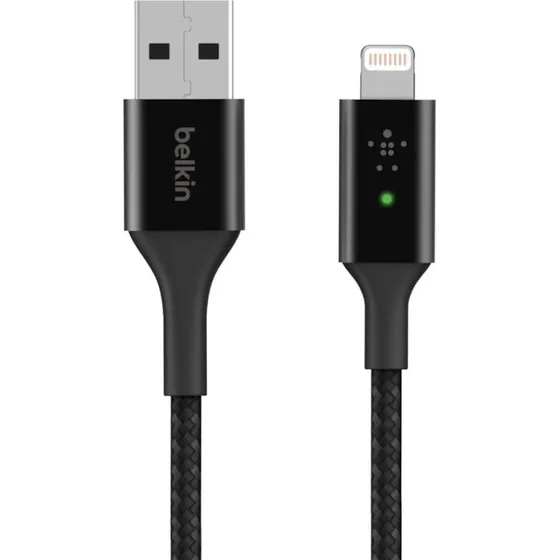 Belkin Boost Charge LED USB-A til Lightning 1,2 m