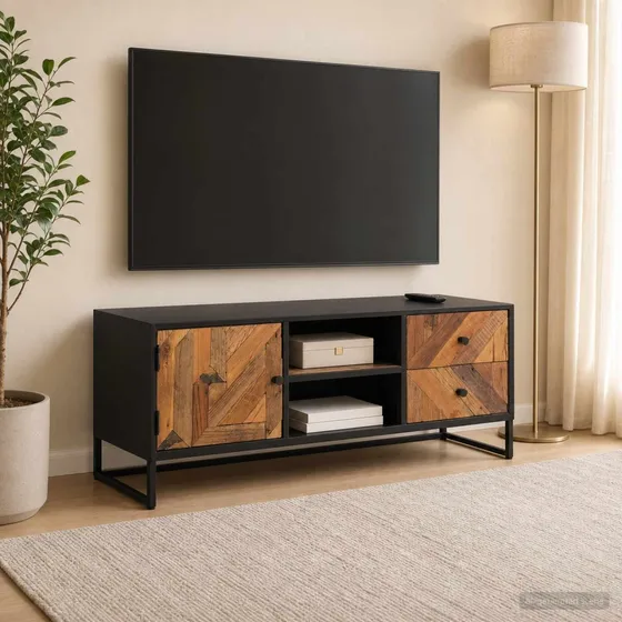 vidaXL TV-skab med skuffer og dør - 105 x 30 x 40 cm
