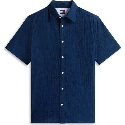 TJM Reg Seersucker Shirt Ext