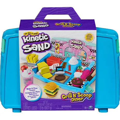 Kinetic Sand Diner foldbar sandkasse, fra 3 år