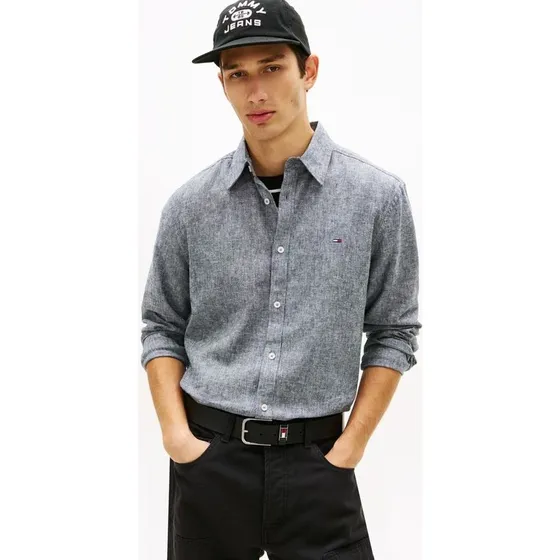 TJM Reg Linen Blend Shirt Ext