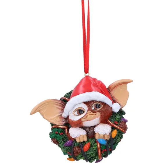 Gremlins Gizmo i Krans - Nemesis Now julepynt