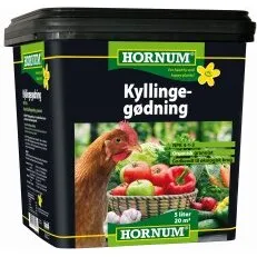 Kyllingegødning 5 L – Langtidsvirkende organisk gødning