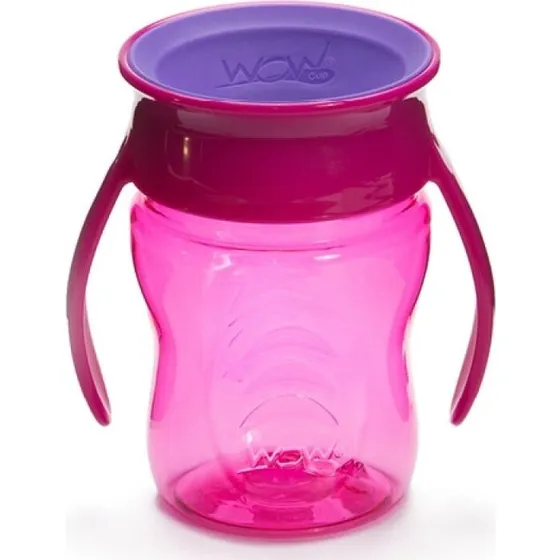 WOW Cup Baby spildfri kop - Pink (Tritan)