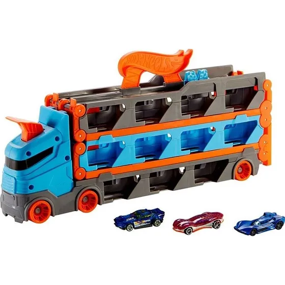 Hot Wheels Speedway Hauler – Biltransporter til 20+ biler